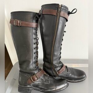 Frye tall laceup riding boots